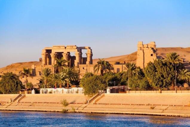 Kom Ombo temple.Nile View