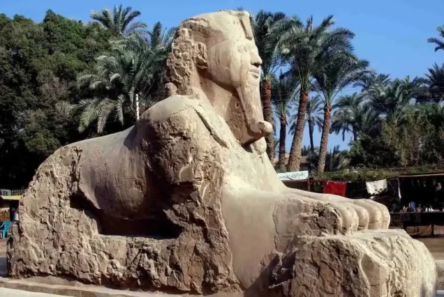 the alabaster sphinx in Memphis