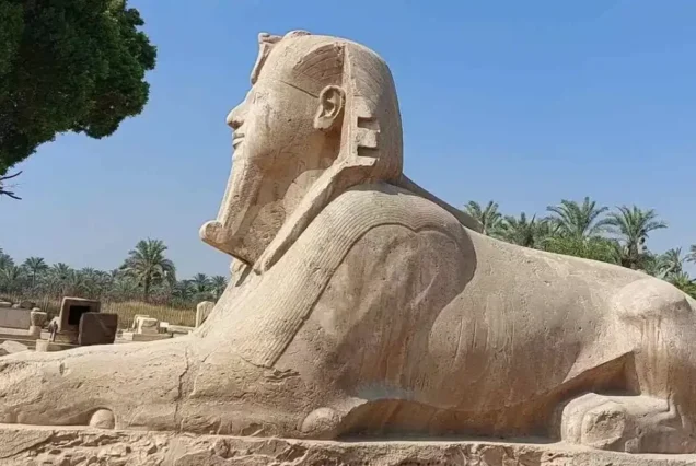 the alabaster sphinx in Memphis